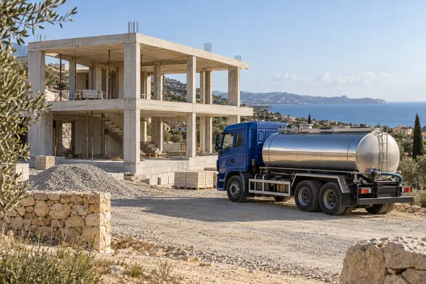 Illustrative scene for construction sites